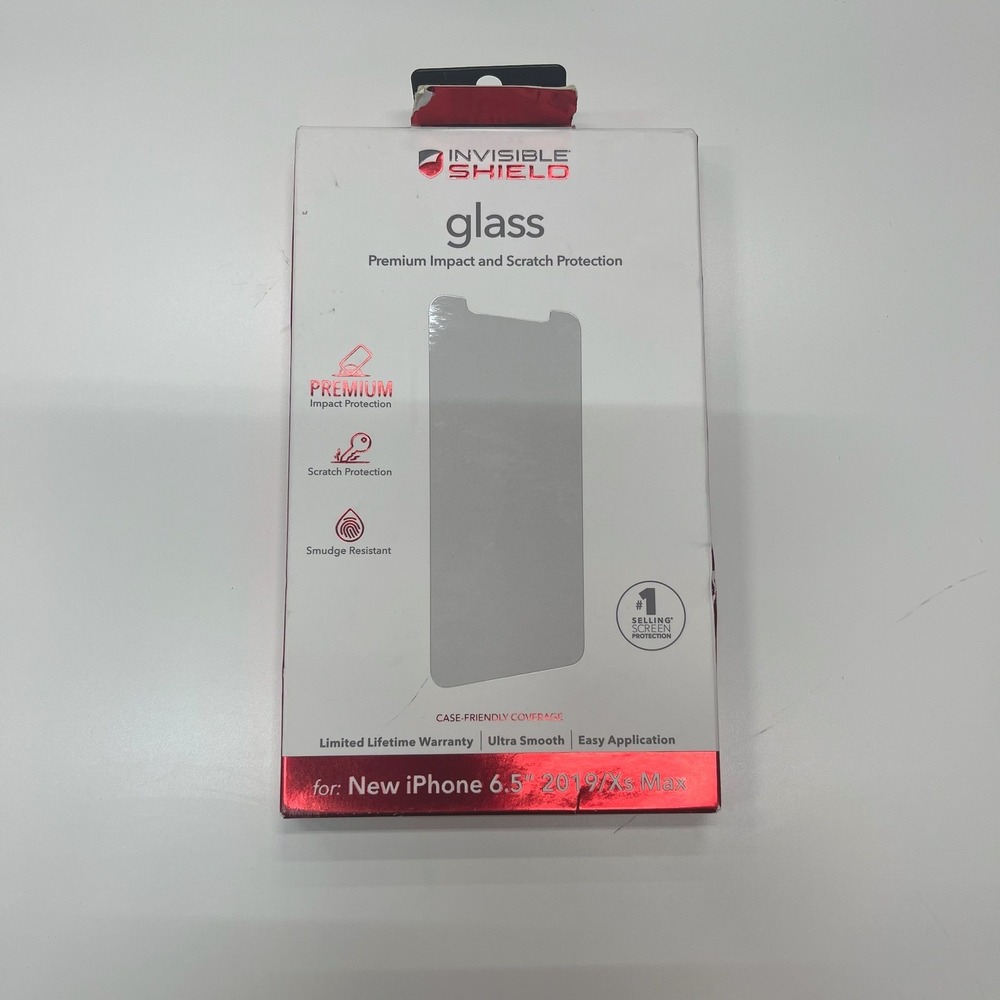 ZAGG InvisibleShield Glass Screen Protector iPhone Xs Max 11 Pro Max 6.5 In NEW